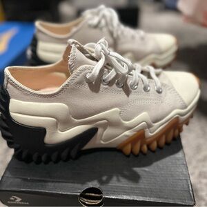 Converse Women's Sneakers in Cream and Black